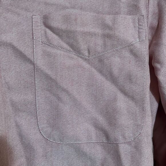 L.L.Bean Men's Wrinkle-Free Classic Oxford Cloth Shirt Slightly Fitted 15 1/2-34 - Picture 4 of 6